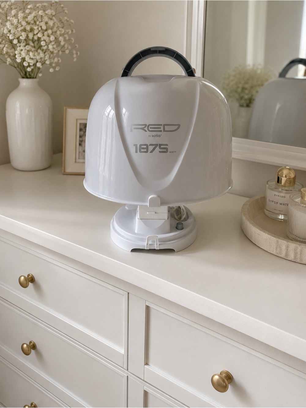 RED by Kiss 1875 White Hair Dryer/Styling Hood